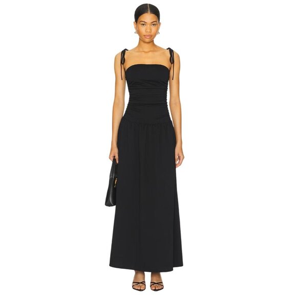 ALL THE WAYS Orelia Maxi Dress in Black Medium New Womens Long Gown - Picture 1 of 10